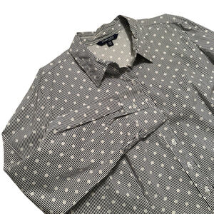 Chadwicks Of Boston Button-down Blouse Women’s 22W Black & White